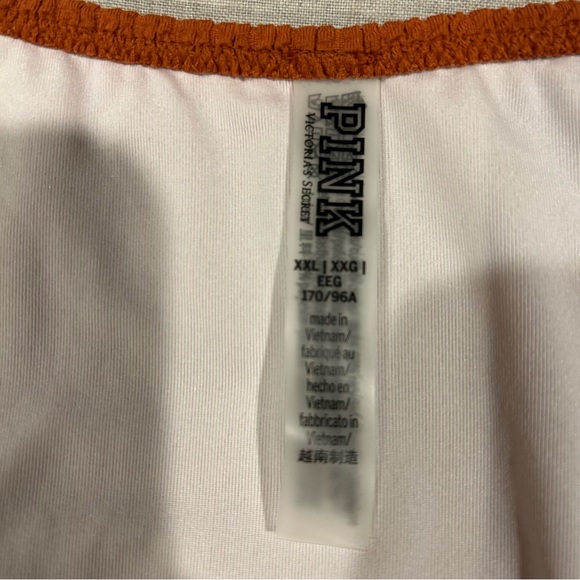 PINK women’s Crinkle Brazilian Bikini Bottom size XXL NEW - Picture 3 of 7